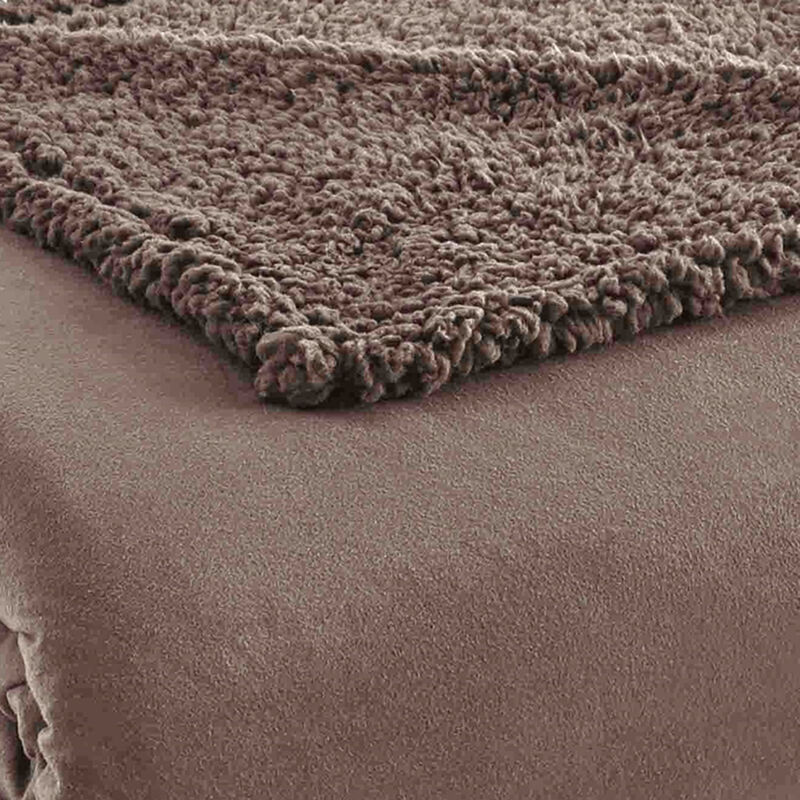 Micro Flannel Reverse to Sherpa Blanket, Full/Queen