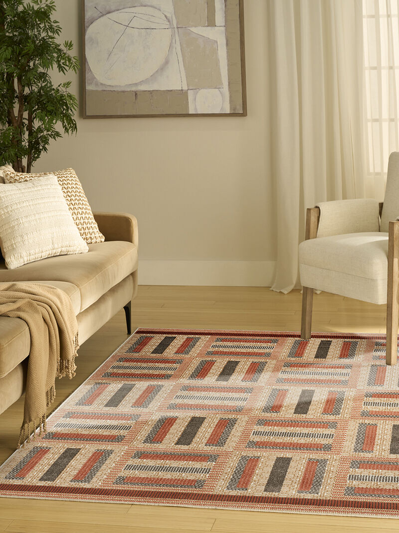 Nordic NRC11 Multicolor 4' x 6' Rug