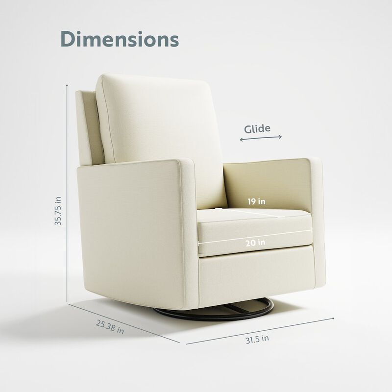 Calabasas Swivel Glider - Pearl image number 2