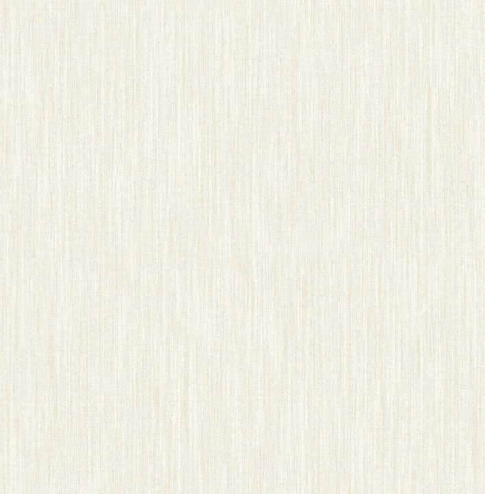 Chenille Off White Faux Linen Wallpaper (Set of 2)