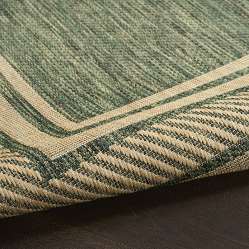 HomeRoots Geometric Indoor Outdoor Area Rug image number 3