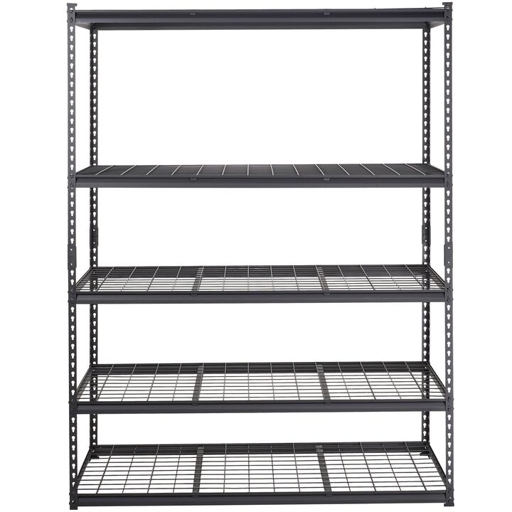 5 Tier Adjustable Metal Storage Shelves 2000 Lbs Garage Pantry Organizer