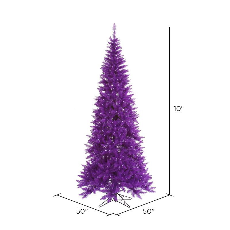 Vickerman Purple Slim Fir Tree - image number 1