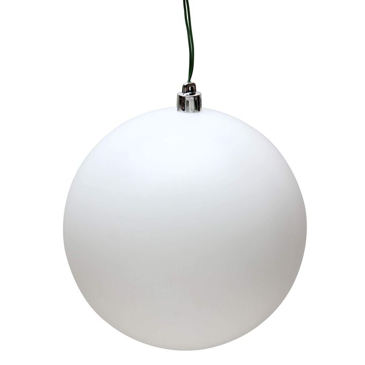 Vickerman White Matte Ball UV Drilled Cap -
