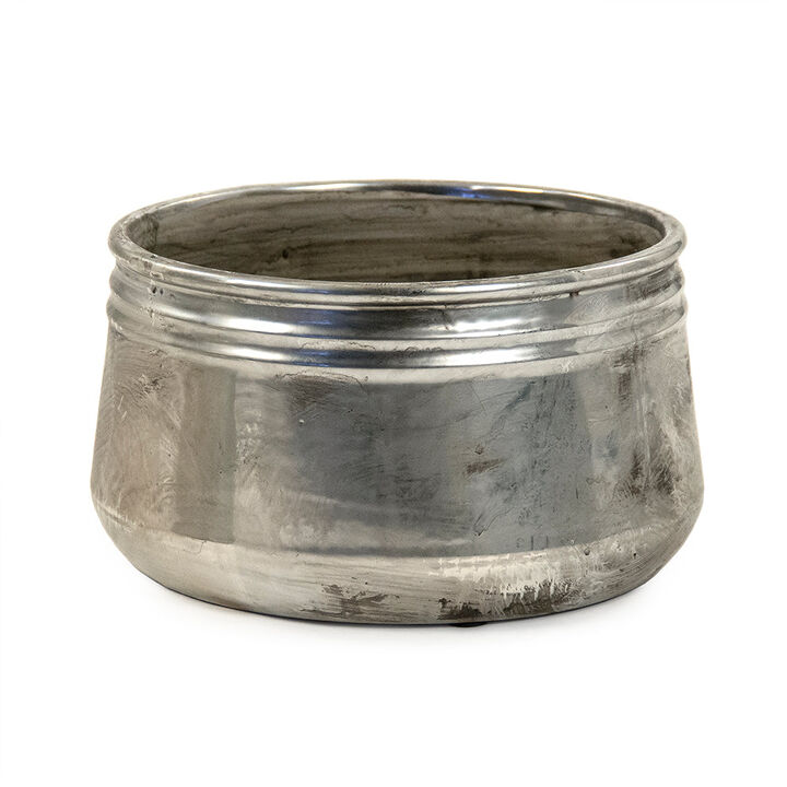 Distressed Metallic Bowl