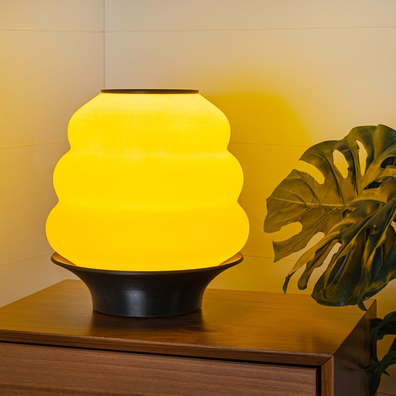 Honey Pot Minimalist Classic Plant-Based PLA 3D Printed Dimmable LED Table Lamp