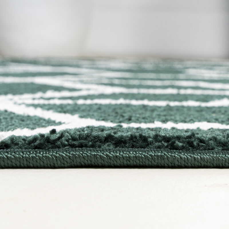 Tumbling Blocks Modern Geometric Area Rug