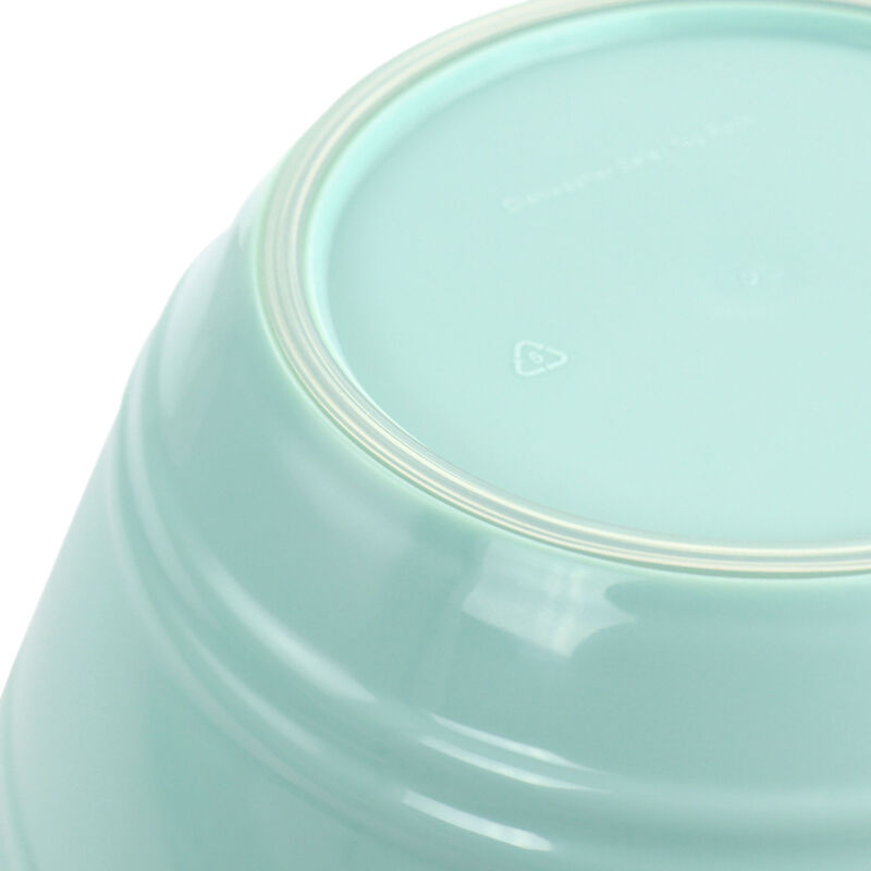 Martha Stewart 8 Piece Plastic Bowl Set with Lids in Turquoise image number 7