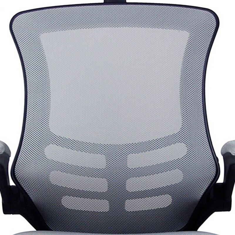 Streamdale Mesh Executive Chair with Headrest, Silver Grey