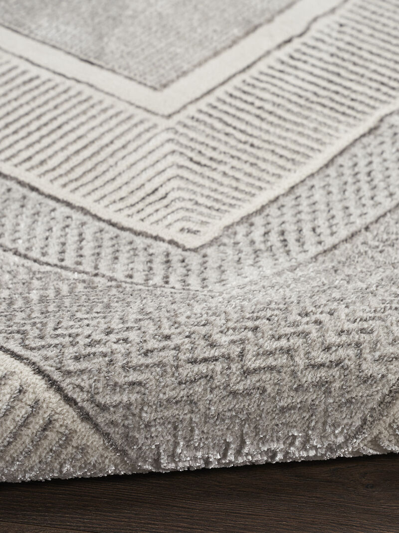 Glitz GLZ07 Silver 3'11" x 5'11" Rug