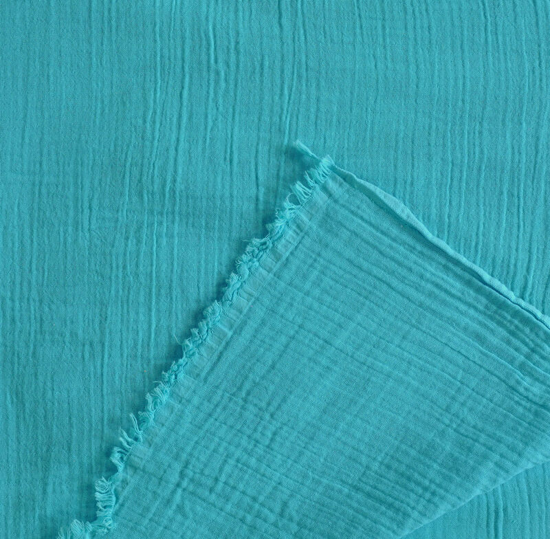 Textile Muslin Striped Cotton Full Coverlet