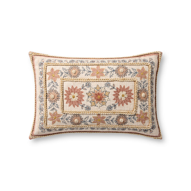 PLL0158 Red/Multi 13''x21'' Down Pillow image number 0