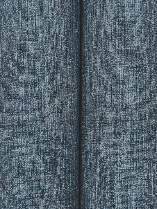 Heathered Linen Indigo Faux Fabric Wallpaper