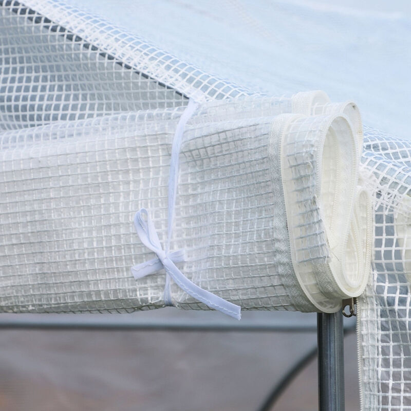 Large Walk-In Greenhouse with Ventilation Windows & Zippered Doors