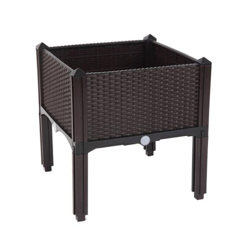 4PCS DIY Free Splicing Planting Box, Injection-Molded Raised Garden Planter