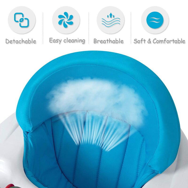 Removable Folding Portable Baby Walker for Easy Storage and Baby Mobility Training