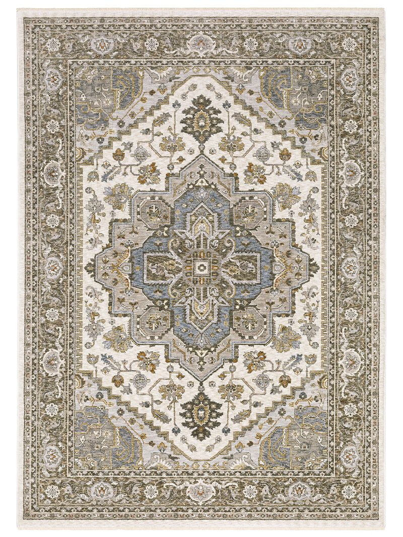 Maharaja 3'3" x 5' Ivory Rug