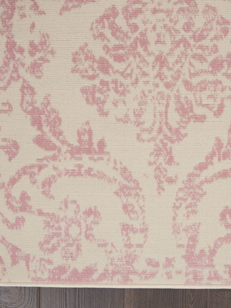 Jubilant JUB09 Ivory/Pink 4' x 6' Rug