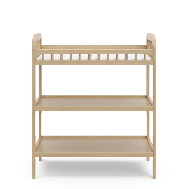 Storkcraft Pasadena Changing Table with Water-Resistant Changing Pad - Driftwood
