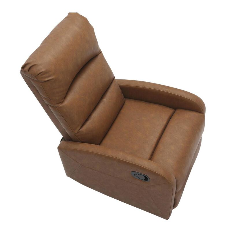 LumiSource Black PU Dormi Recliner Chair
