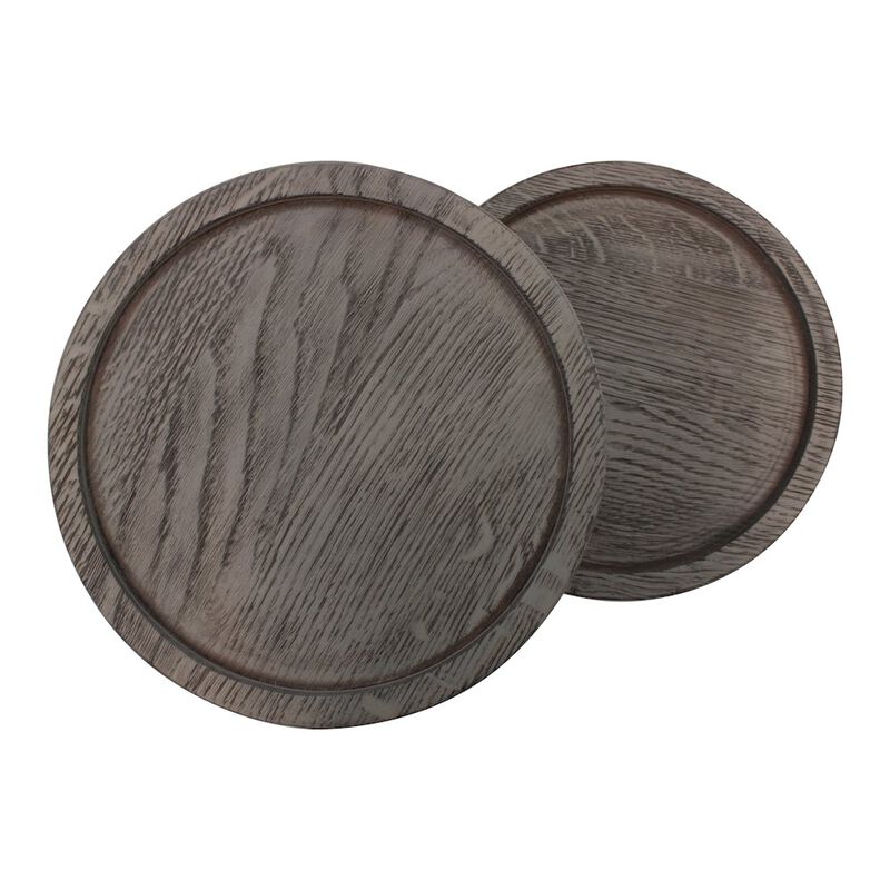 Alex Hamilton Bayside Jensen Oak Side Tray-Top Tables