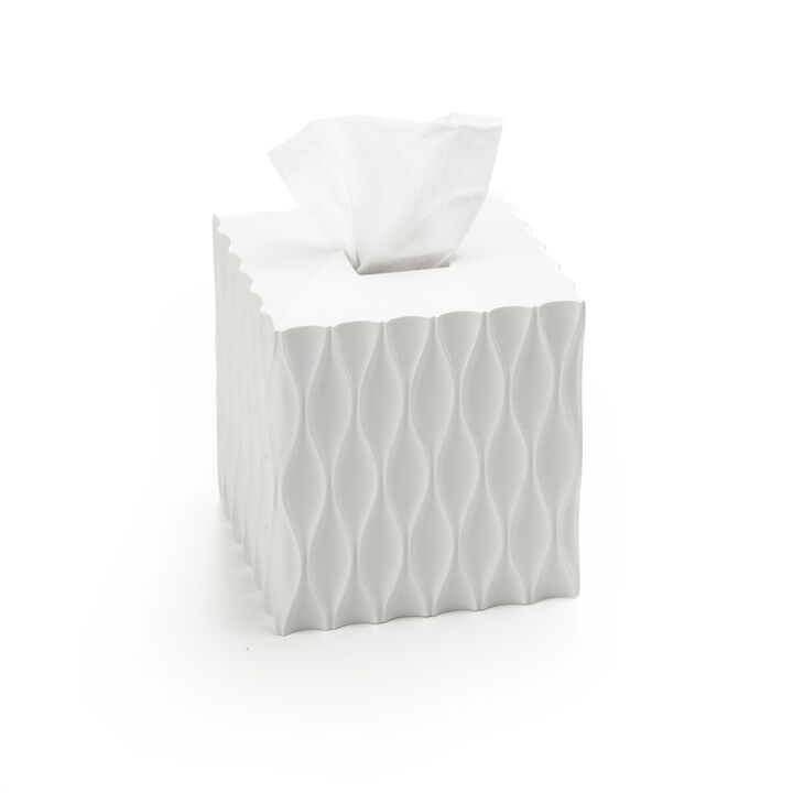 Wave White Tissue Cover