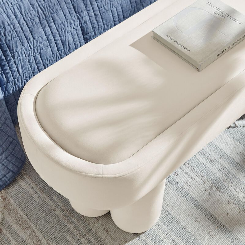 Mossi 52- Oval Performance Velvet Bench image number 4
