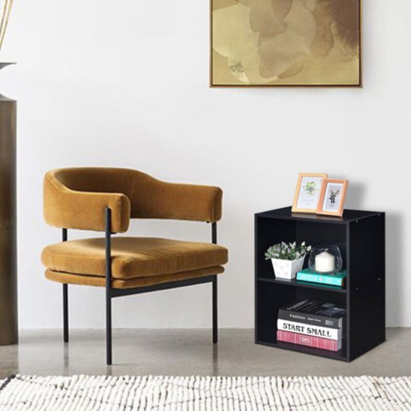 2-Layer Multifunctional Furniture Display Cabinet with Large Capacity Storage Space