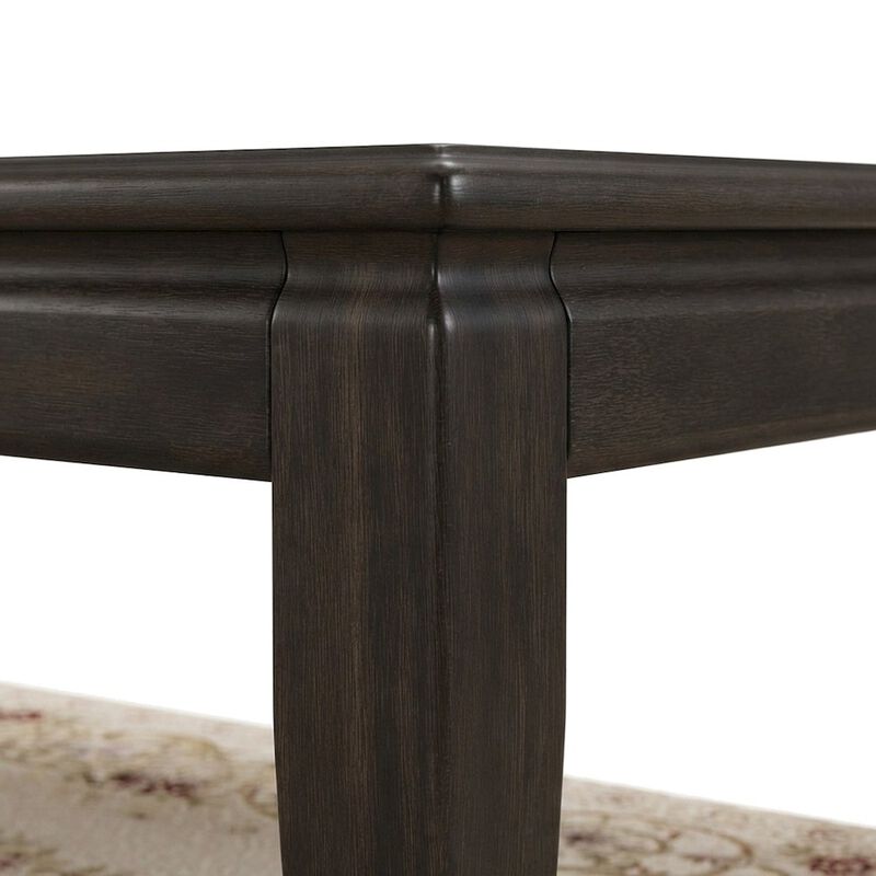 Elm Veneer Sofa Table with Solid Poplar Frame, Console Entry Table image number 6