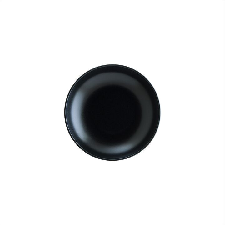 Notte dia.9" h:2" 34 oz. Round Black Vitrified Bowl (Set of 4)