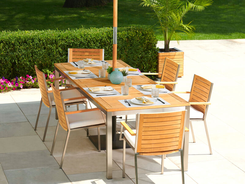 Monterey 5 Piece Patio Dining Set with 72 in. Table