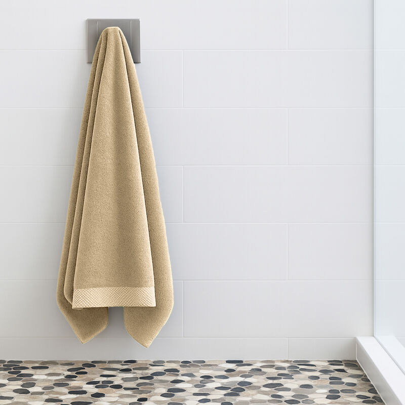 BedVoyage Melange viscose from Bamboo Cotton Bath Sheet Towel, Extra Large