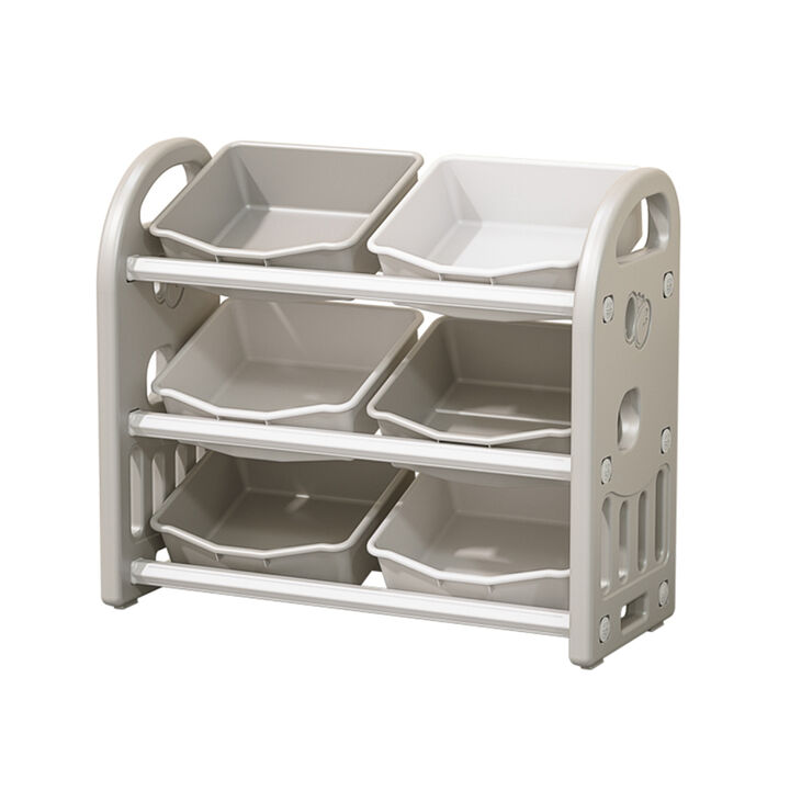 Streamdale Kids Toy Storage Unit with 6 Bins