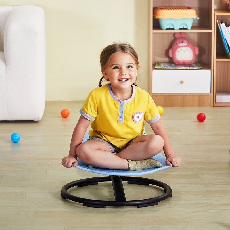360&deg; Rotating Kids Chair Elephant Design Sensory Seat for Toddlers image number 1