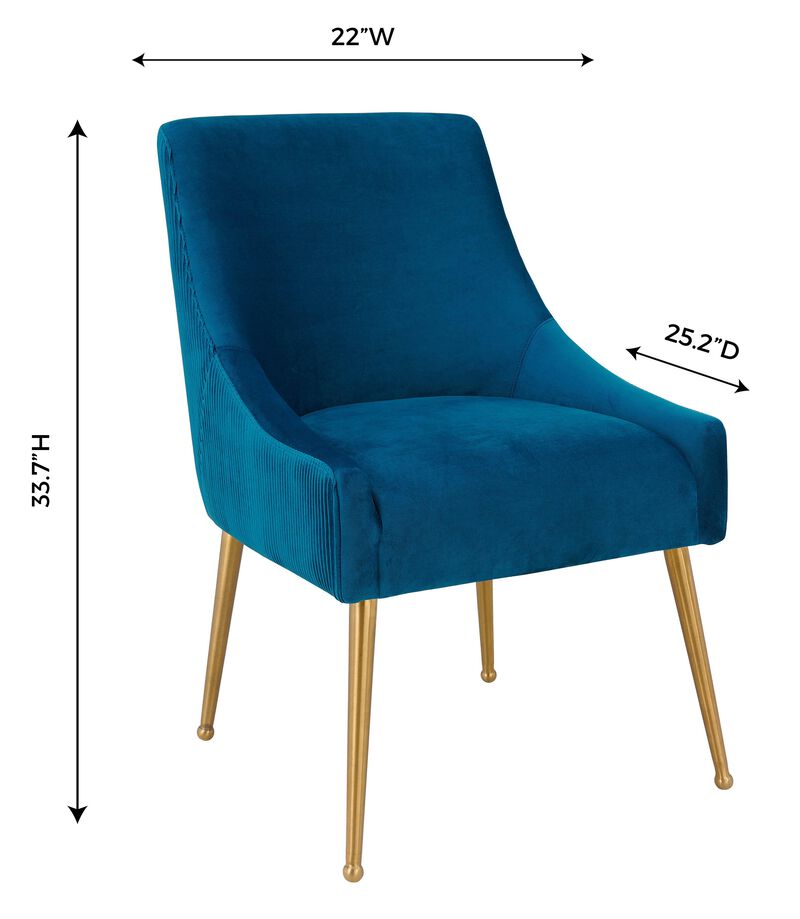 Beatrix Velvet Side Chair image number 6