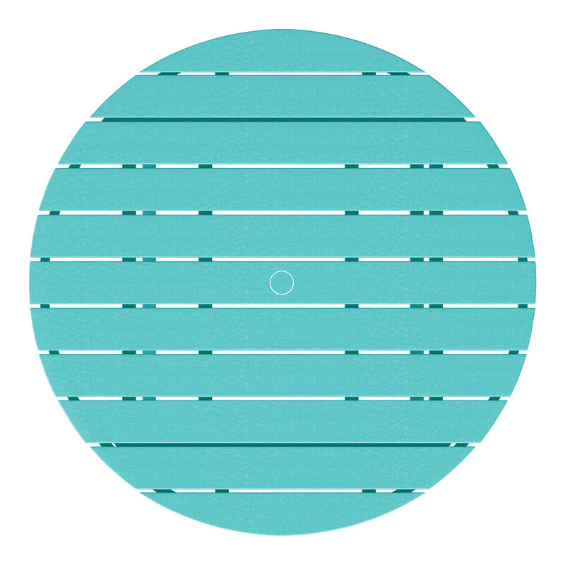 WestinTrends Kids Outdoor Patio Furniture HDPE Round Dining Table