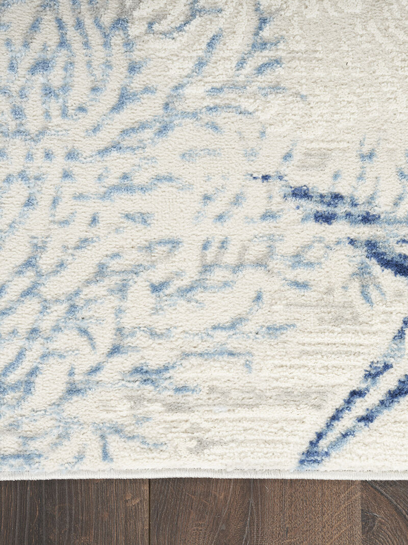 Seaside SDS04 Ivory/Gray/Blue 2'3" x 7'6" Rug
