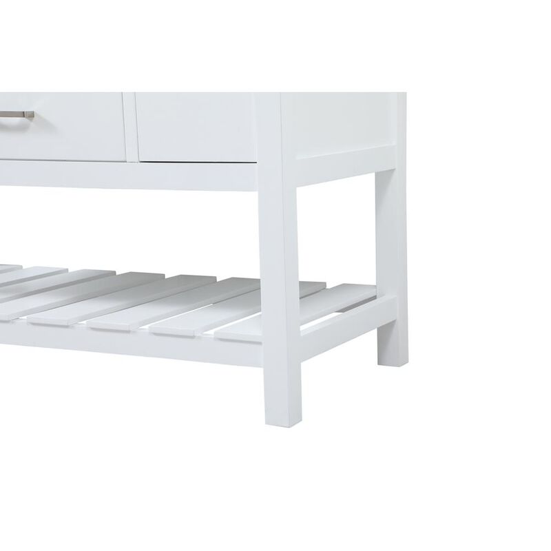 Elegant Kitchen and Bath 48 inch Single bathroom vanity in white