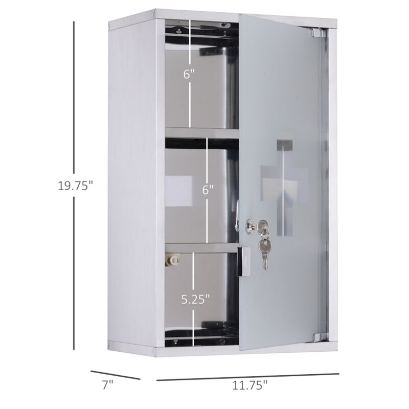 Compact Wall Storage Cabinet with Adjustable Shelves for Small Spaces