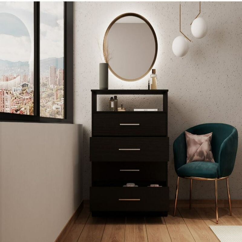 Dresser Atlanta, Bedroom, Black image number 4