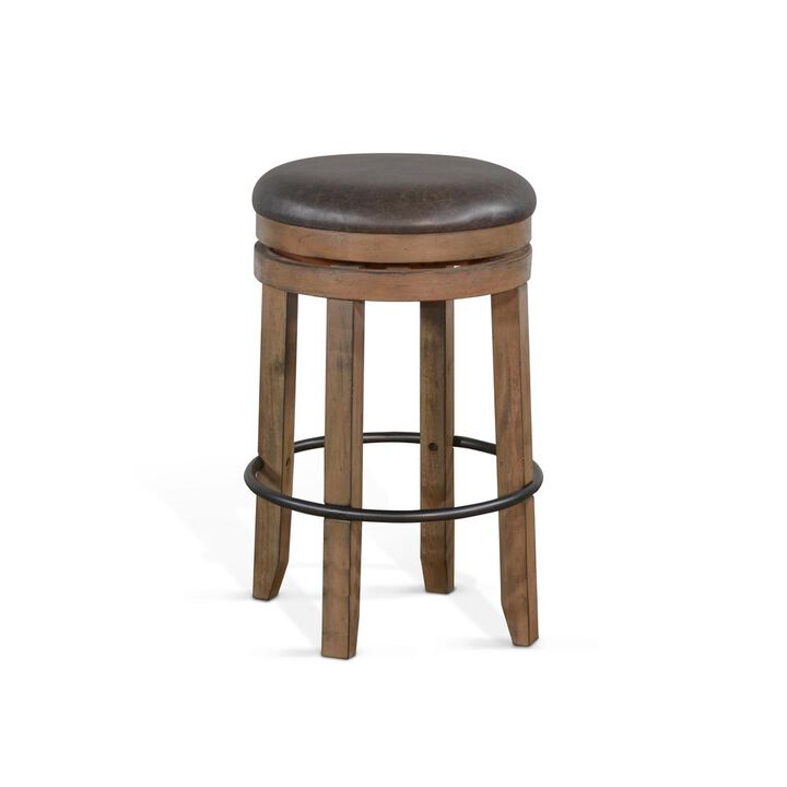 Sunny Designs Bar Swivel Stool with Cushion Seat