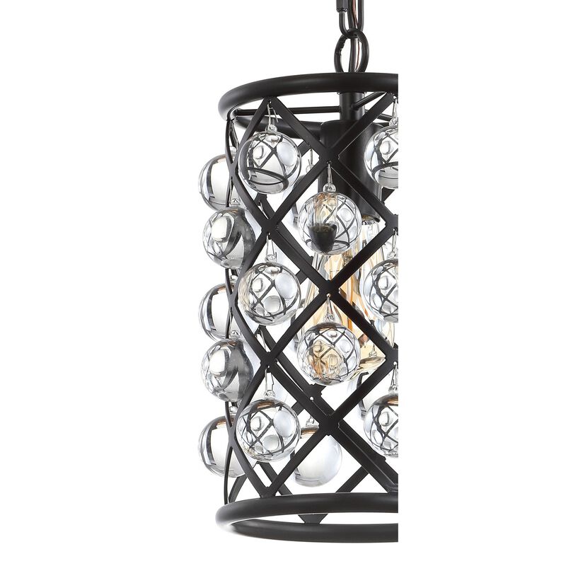 Gabrielle Metal/Crystal LED Pendant
