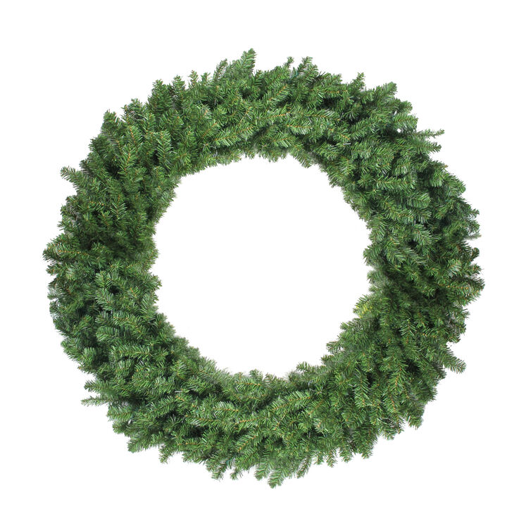 Canadian Pine Artificial Christmas Wreath  48 Inch  Unlit