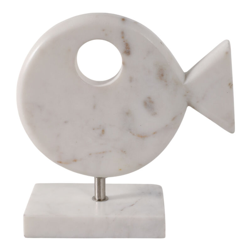 9x9 Marble Fish On Stand image number 3
