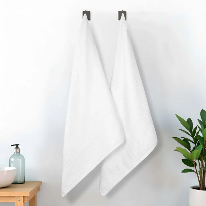 Ring-Spun Cotton 2-Piece Bath Sheet Set &ndash; Soft & Highly Absorbent