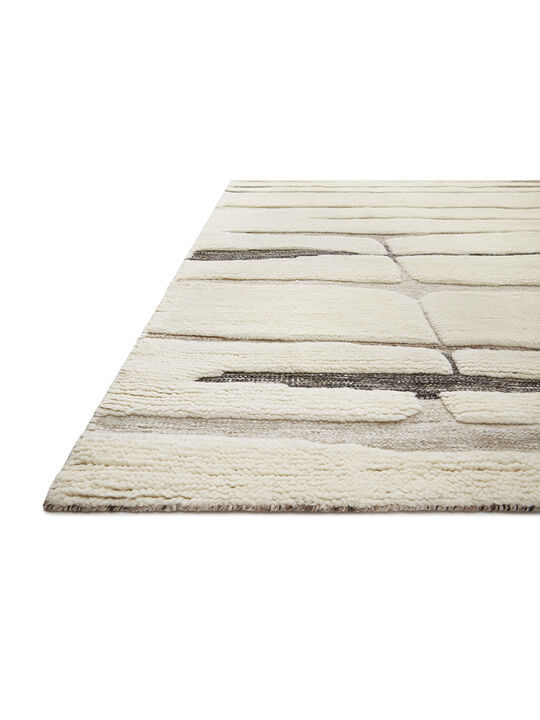 Bennett BEN03 Ivory/Bark 18" x 18" Sample Rug