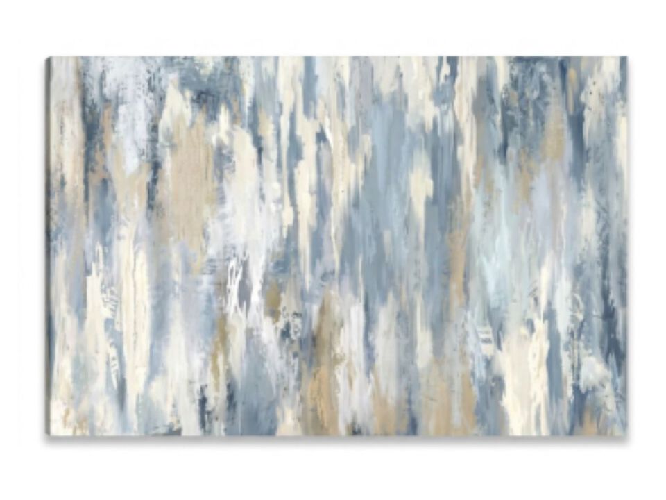 Large Abstract Wall Art Gray Blue Beige Canvas Living Room Contemporary Decor