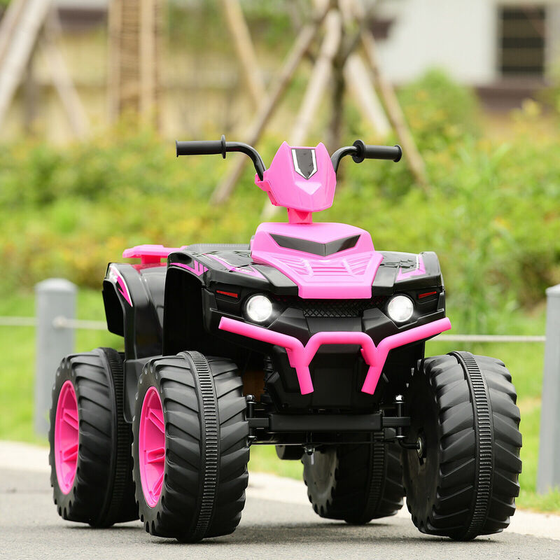 12V Electric Kids ATV Ride On Toy with LED Lights and Treaded Tires image number 3