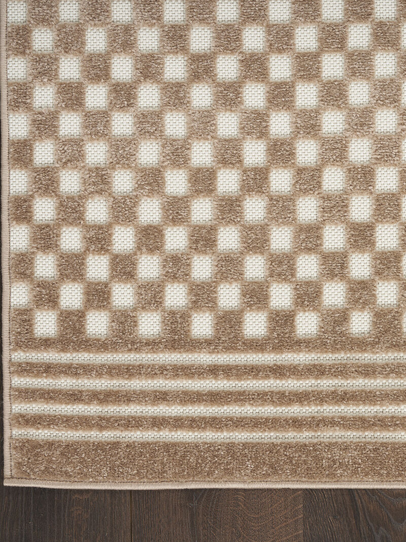Care Free CAF02 Brown 3'11" x 5'11" Rug