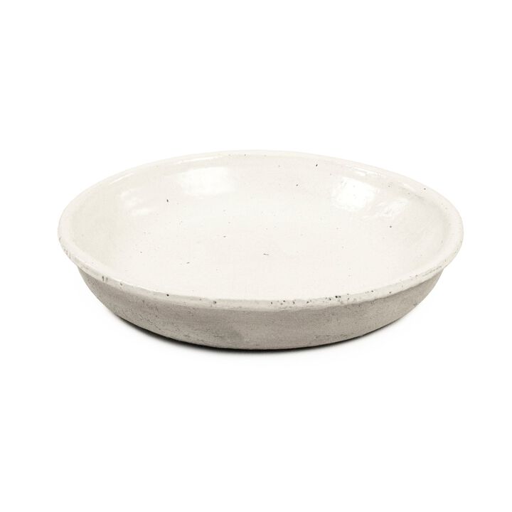 Distressed White Plate